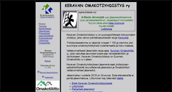 Desktop Screenshot of keravanomakoti.net