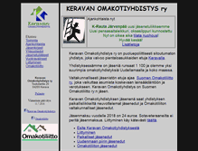 Tablet Screenshot of keravanomakoti.net